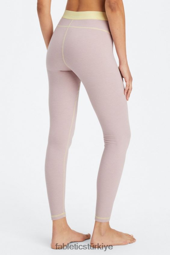 tr Fabletics kadınlar waffle tozluk sessiz leylak rengi/tereyağı 40R06B1083