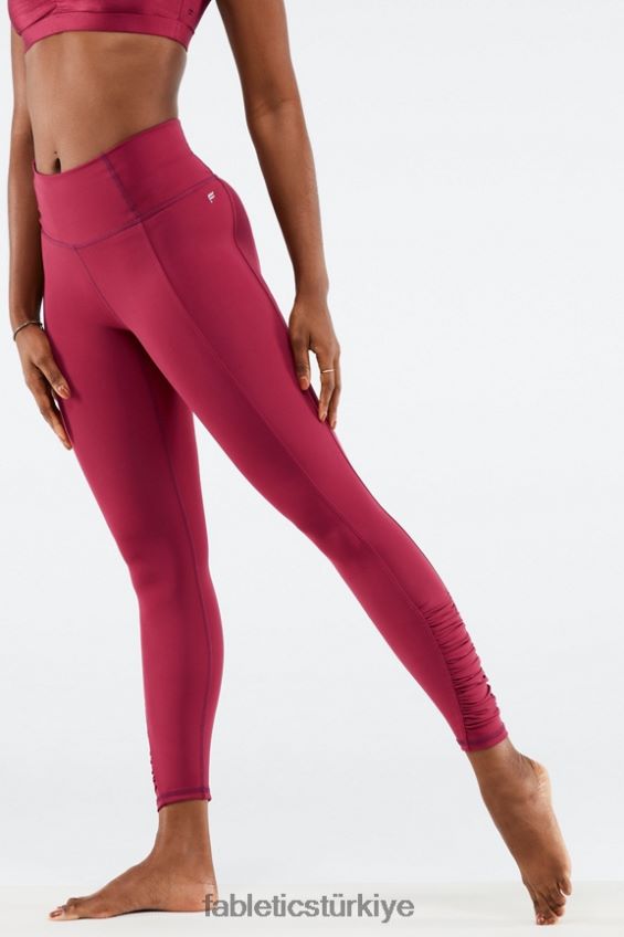 tr Fabletics kadınlar yüksek belli saf lüks dantelli 7/8 kiraz patlaması 40R06B1292
