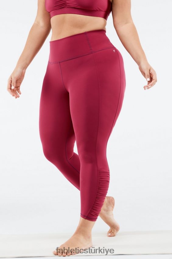 tr Fabletics kadınlar yüksek belli saf lüks dantelli 7/8 kiraz patlaması 40R06B1293