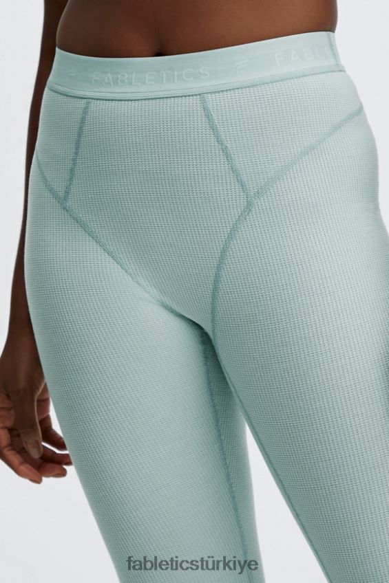 tr Fabletics kadınlar yüksek belli tayt gümüşçü logosu 40R06B1208