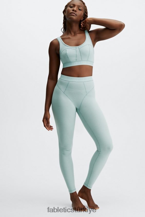 tr Fabletics kadınlar yüksek belli tayt gümüşçü logosu 40R06B1208