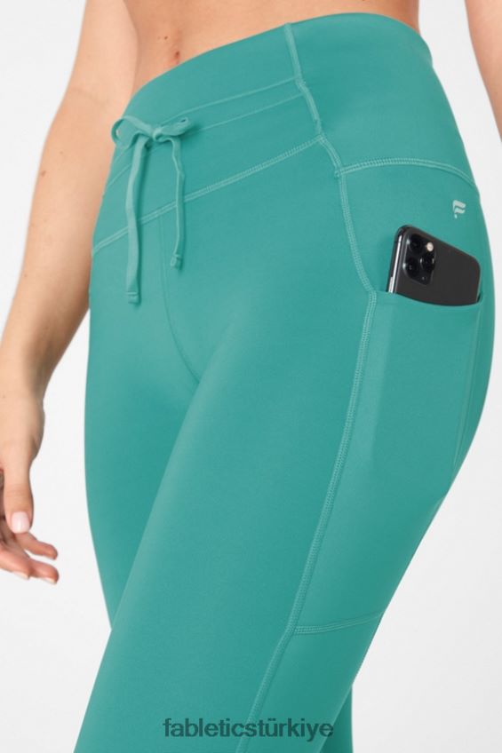 tr Fabletics kadınlar yüksek belli ultra cool parlatıcı panel huzur/yumuşak çam 40R06B1328