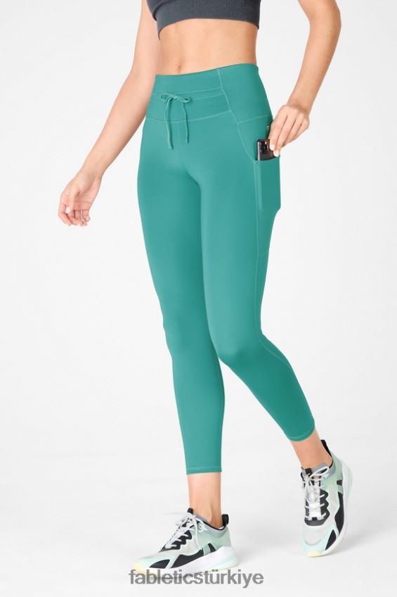 tr Fabletics kadınlar yüksek belli ultra cool parlatıcı panel huzur/yumuşak çam 40R06B1328