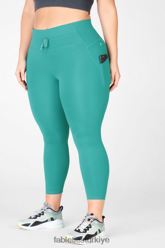 tr Fabletics kadınlar yüksek belli ultra cool parlatıcı panel huzur/yumuşak çam 40R06B1329