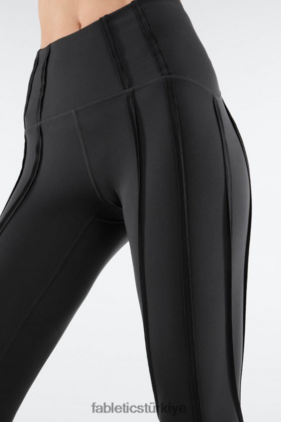 tr Fabletics kadınlar yüksek belli ultralüks kontur 7/8 hayalet/siyah 40R06B1271
