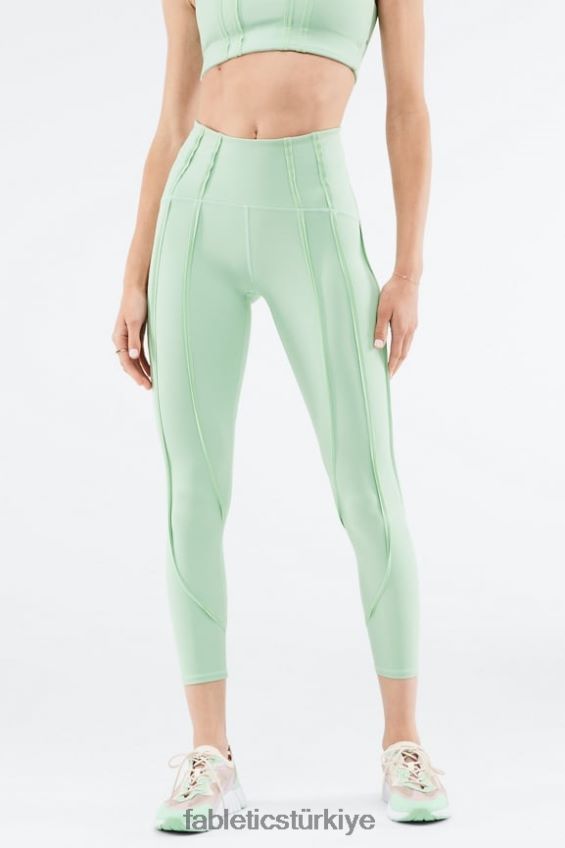 tr Fabletics kadınlar yüksek belli ultralüks kontur 7/8 tozlu deniz mavisi/alo 40R06B1269