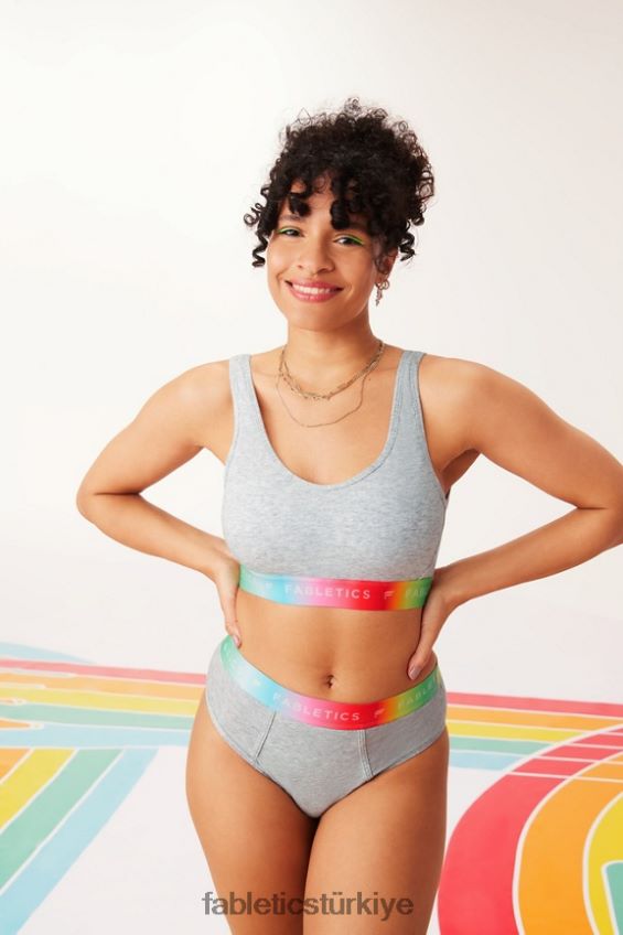tr Fabletics kadınlar 7/24 gurur salonu bralet açık gri funda 40R06B1584