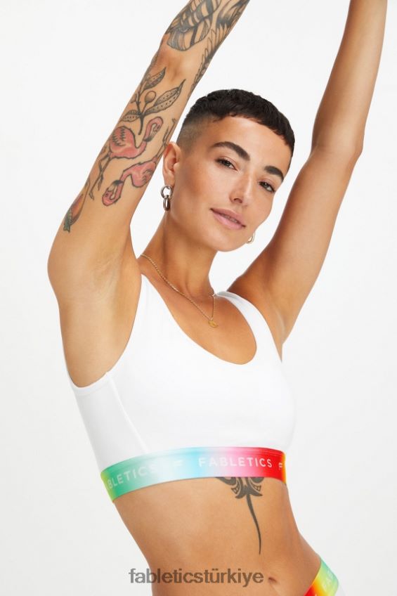 tr Fabletics kadınlar 7/24 gurur salonu bralet beyaz 40R06B1582