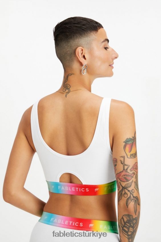 tr Fabletics kadınlar 7/24 gurur salonu bralet beyaz 40R06B1582