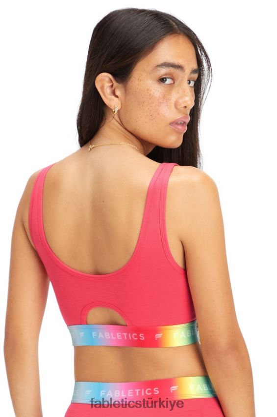 tr Fabletics kadınlar 7/24 gurur salonu bralet eflatun kırmızı 40R06B1583