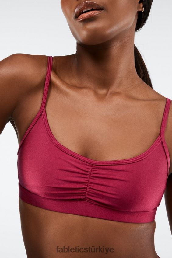 tr Fabletics kadınlar adley düşük etkili spor sutyeni kiraz patlaması parlaklık 40R06B1653