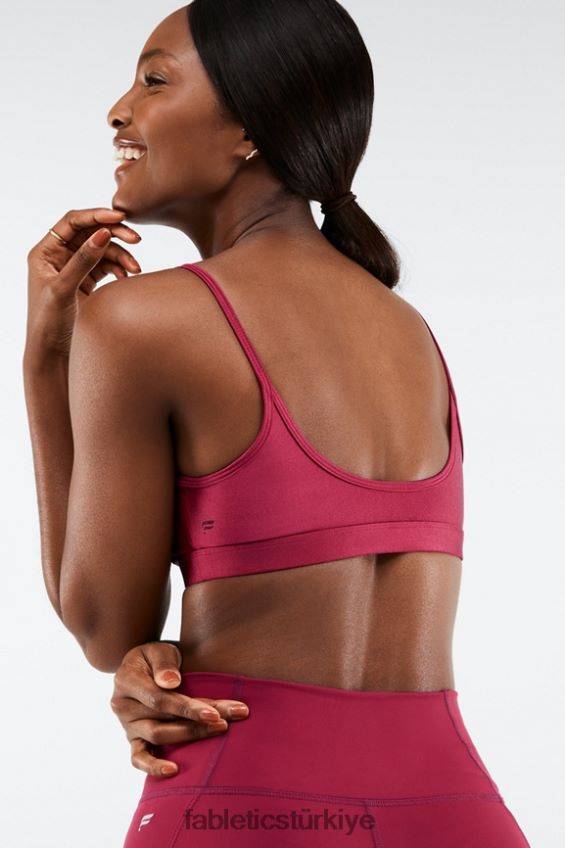 tr Fabletics kadınlar adley düşük etkili spor sutyeni kiraz patlaması parlaklık 40R06B1653