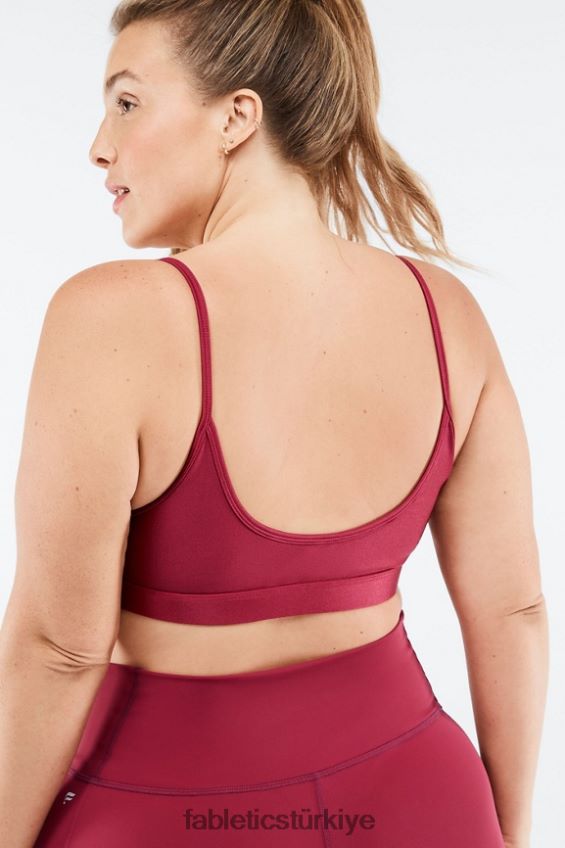 tr Fabletics kadınlar adley düşük etkili spor sutyeni kiraz patlaması parlaklık 40R06B1654