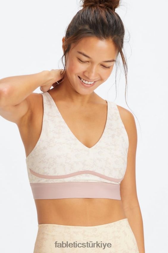 tr Fabletics kadınlar bütün gün her gün sütyen 101 yumuşak beyaz mini nueue camo/sessiz leylak rengi 40R06B1470