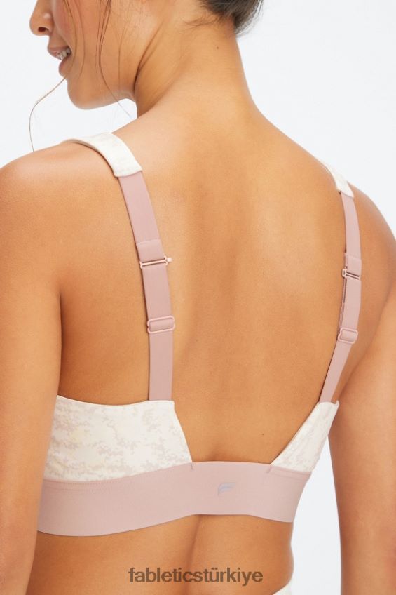 tr Fabletics kadınlar bütün gün her gün sütyen 101 yumuşak beyaz mini nueue camo/sessiz leylak rengi 40R06B1470