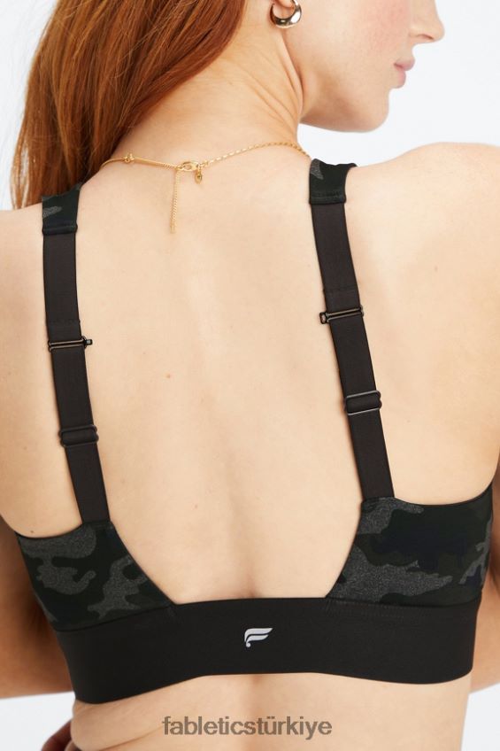 tr Fabletics kadınlar bütün gün her gün sutyen 102 kömür kamuflajı/kömür 40R06B1473