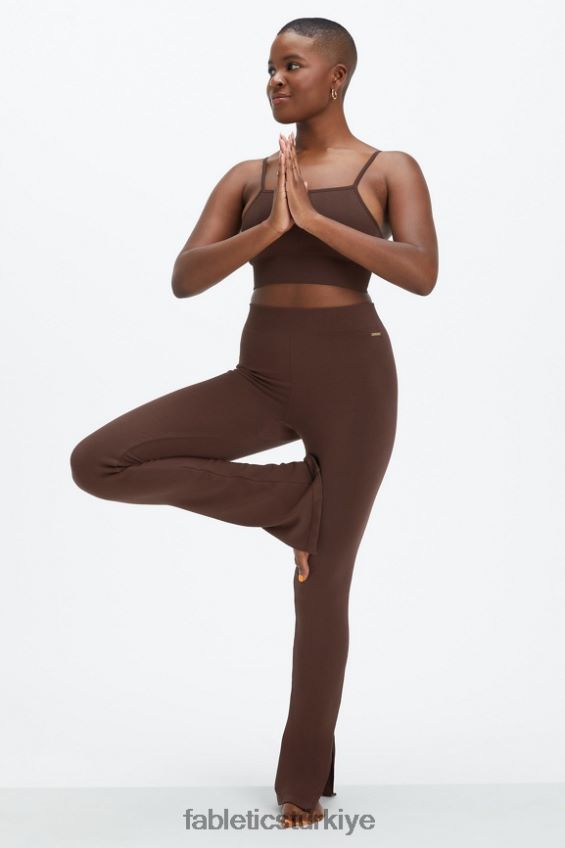 tr Fabletics kadınlar bulut dikişsiz midi bralet Hindiba kahvesi 40R06B1512