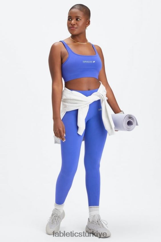tr Fabletics kadınlar bulut dikişsiz yuvarlak arka sütyen piscina/la logo çubuğu 40R06B1484