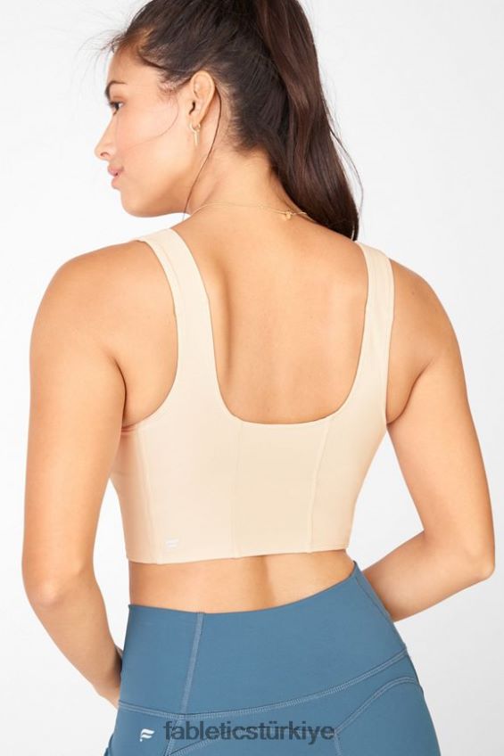 tr Fabletics kadınlar charolette düşük etkili spor sutyeni bal sütü 40R06B1691