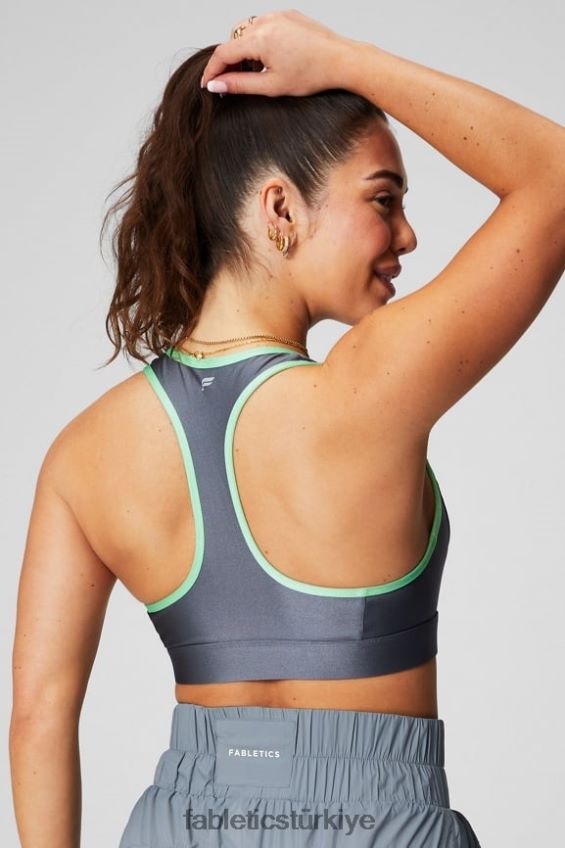 tr Fabletics kadınlar düşük etkili anahtar deliği spor sutyeni fırtına bulutu/şekerli kireç parlatıcısı 40R06B1489