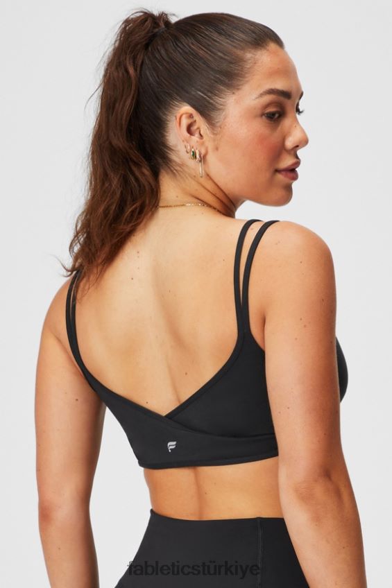 tr Fabletics kadınlar düşük etkili çapraz sütyen siyah 40R06B1520