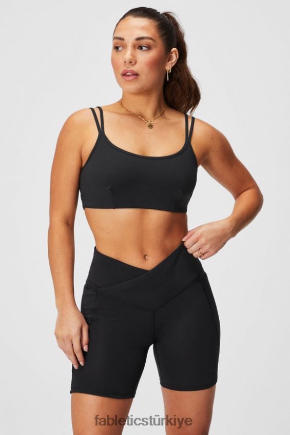 tr Fabletics kadınlar düşük etkili çapraz sütyen siyah 40R06B1520