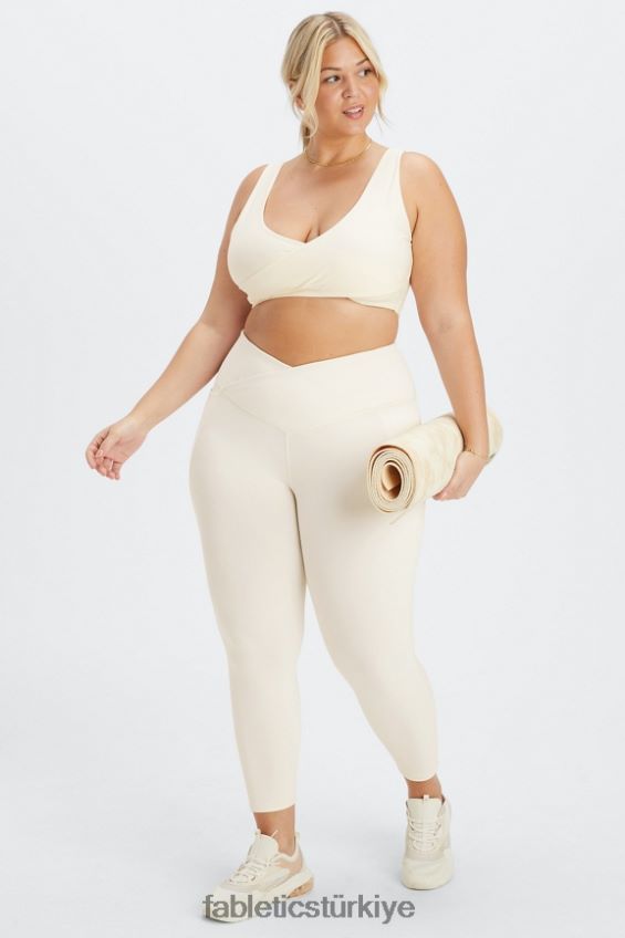 tr Fabletics kadınlar düşük etkili çapraz spor sutyeni ak balıkçıl 40R06B1517