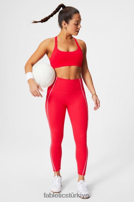 tr Fabletics kadınlar düşük etkili sütyen klasik kiraz 40R06B1450