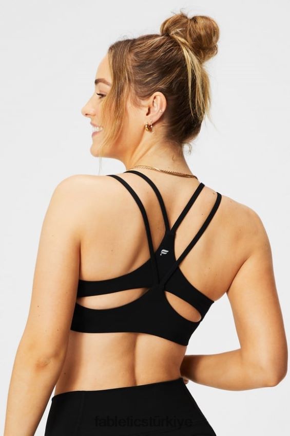 tr Fabletics kadınlar düşük etkili sütyen siyah 40R06B1454