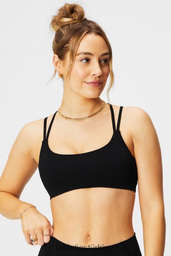 tr Fabletics kadınlar düşük etkili sütyen siyah 40R06B1454