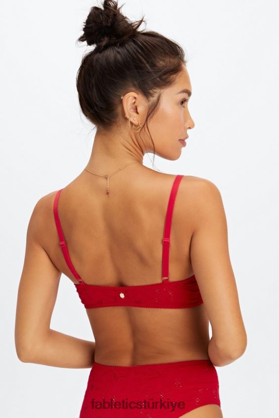 tr Fabletics kadınlar dikişsiz dantel bralet Tatlı Kiraz 40R06B1524