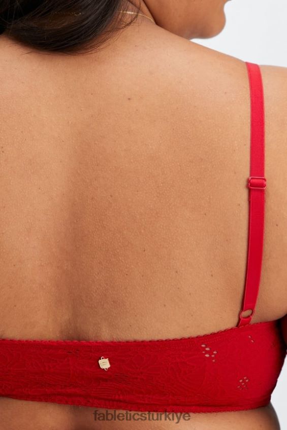 tr Fabletics kadınlar dikişsiz dantel bralet Tatlı Kiraz 40R06B1525