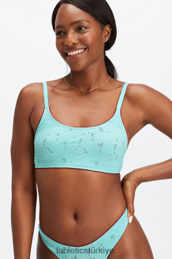 tr Fabletics kadınlar dikişsiz dantel bralet kristal dalga/tatlı kiraz 40R06B1523
