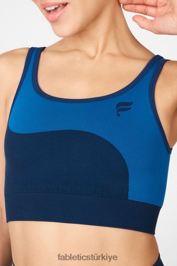 tr Fabletics kadınlar güneşli ters çevrilebilir düşük etkili spor sutyeni gece yarısı donanması/sıçrama 40R06B1663
