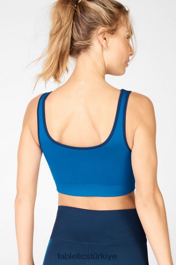 tr Fabletics kadınlar güneşli ters çevrilebilir düşük etkili spor sutyeni gece yarısı donanması/sıçrama 40R06B1663