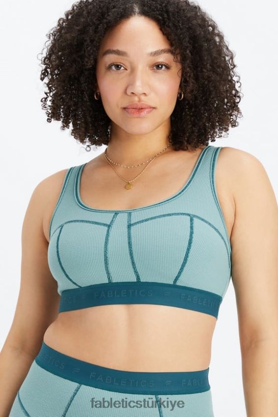 tr Fabletics kadınlar gözleme sutyen kutup dalgası/gece yarısı dalgası 40R06B1532