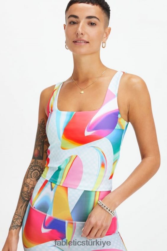 tr Fabletics kadınlar gurur yerleşik sütyen tankı karnaval 40R06B1586
