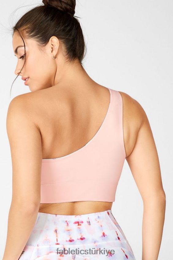 tr Fabletics kadınlar harlow tek omuzlu çift taraflı spor sütyeni sallanmak / guava 40R06B1679