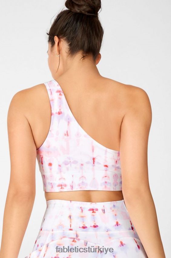 tr Fabletics kadınlar harlow tek omuzlu çift taraflı spor sütyeni sallanmak / guava 40R06B1679