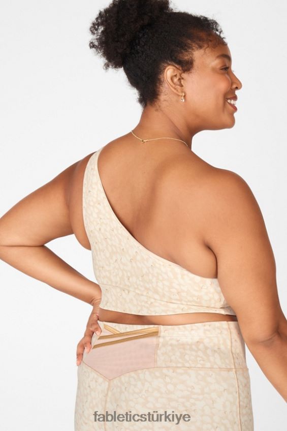 tr Fabletics kadınlar harlow tek omuzlu çift taraflı spor sütyeni soğuk/kremalı puf 40R06B1681