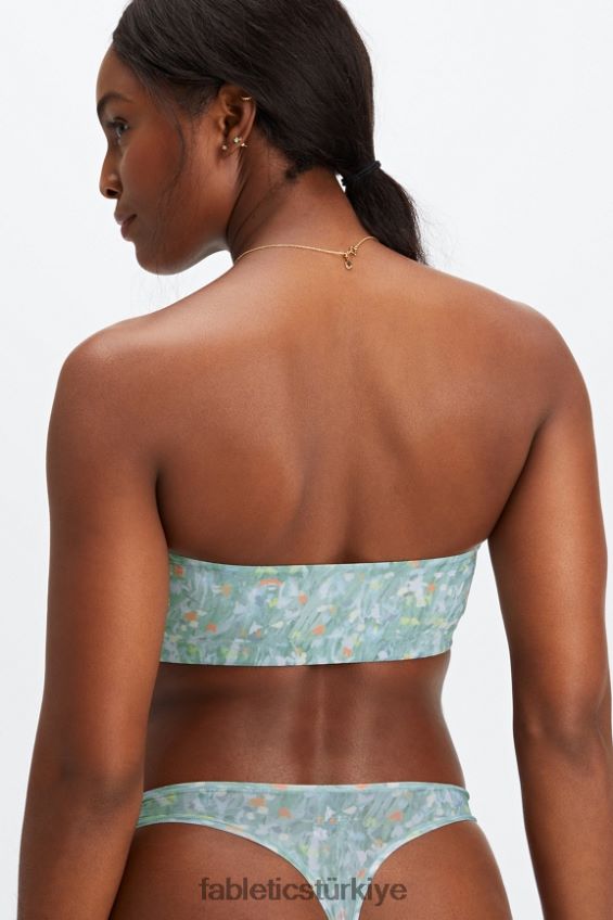 tr Fabletics kadınlar ince dokunuşlu bandeau bralet gün ışığı bahçesi 40R06B1567