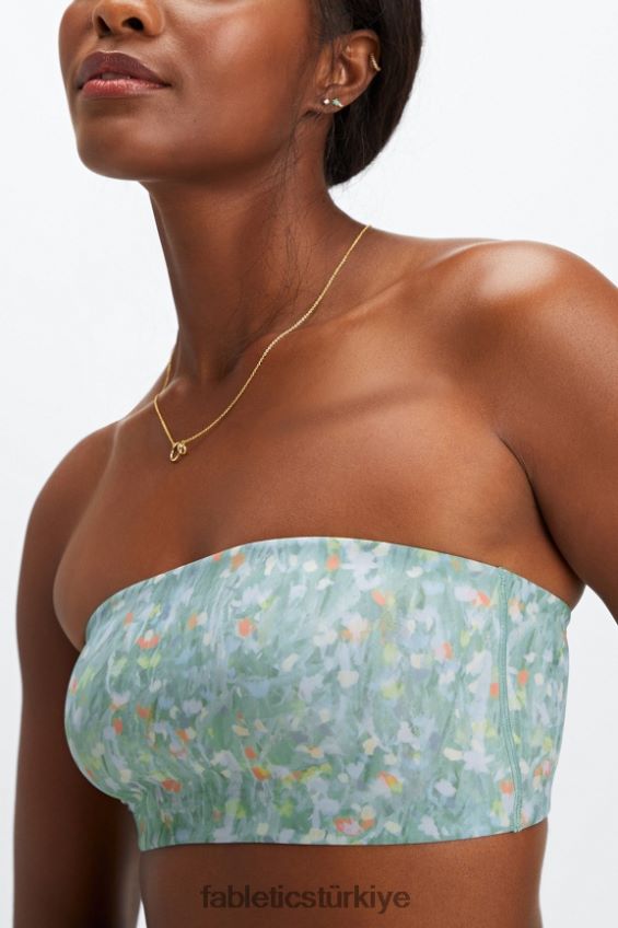 tr Fabletics kadınlar ince dokunuşlu bandeau bralet gün ışığı bahçesi 40R06B1567