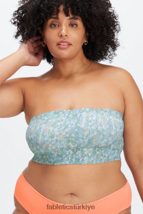 tr Fabletics kadınlar ince dokunuşlu bandeau bralet gün ışığı bahçesi 40R06B1568