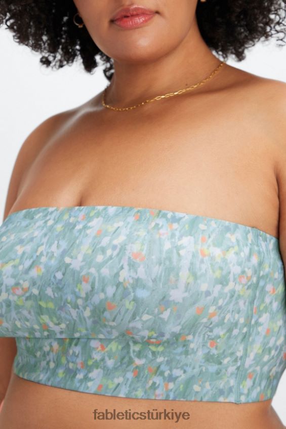 tr Fabletics kadınlar ince dokunuşlu bandeau bralet gün ışığı bahçesi 40R06B1568