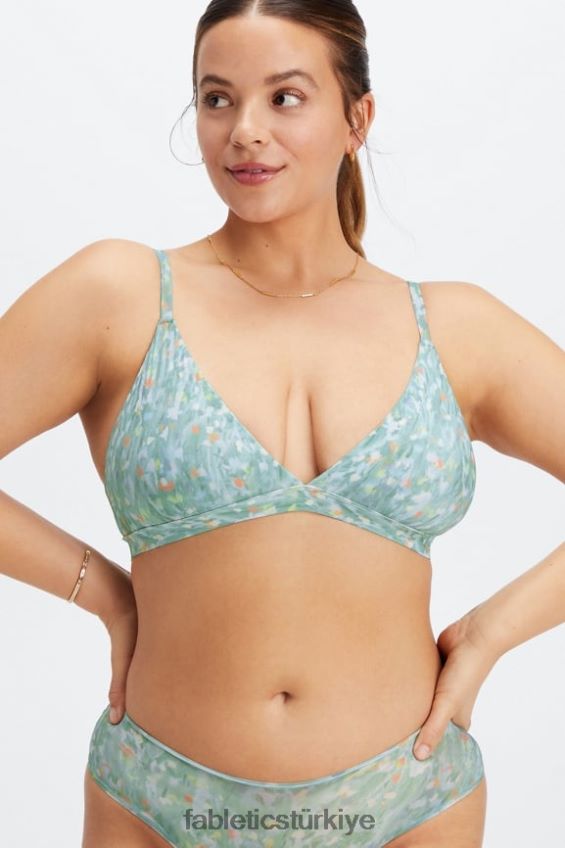 tr Fabletics kadınlar ince dokunuşlu üçgen bralet gün ışığı bahçesi 40R06B1542