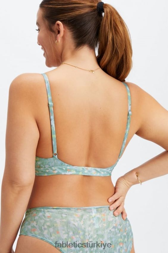 tr Fabletics kadınlar ince dokunuşlu üçgen bralet gün ışığı bahçesi 40R06B1542