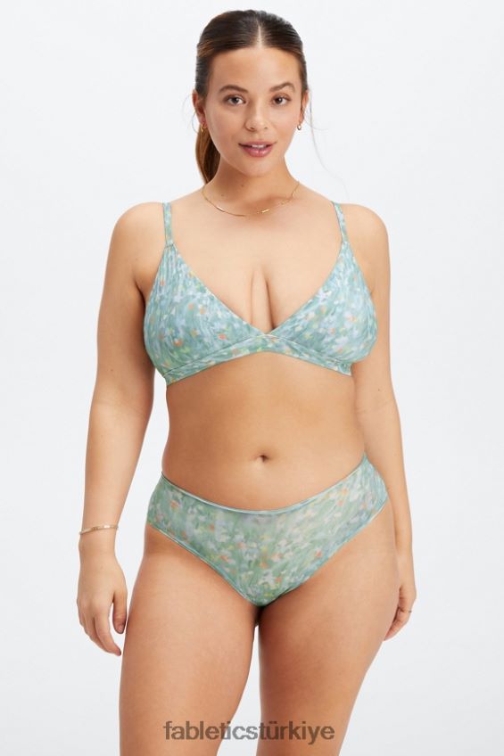 tr Fabletics kadınlar ince dokunuşlu üçgen bralet gün ışığı bahçesi 40R06B1542