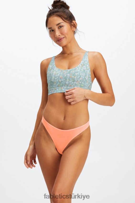 tr Fabletics kadınlar ince dokunuşlu yuvarlak yakalı bralet gün ışığı bahçesi 40R06B1573