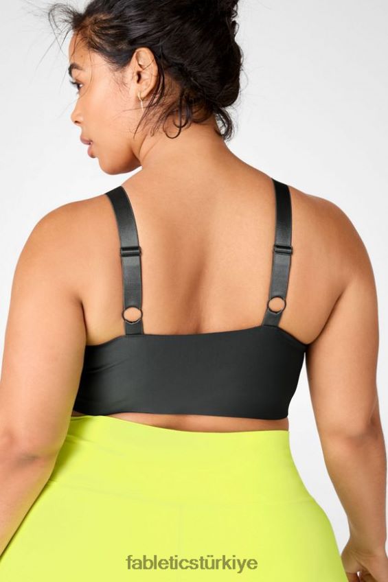 tr Fabletics kadınlar ines düşük etkili spor sutyeni gece gölgesi/neon 40R06B1677