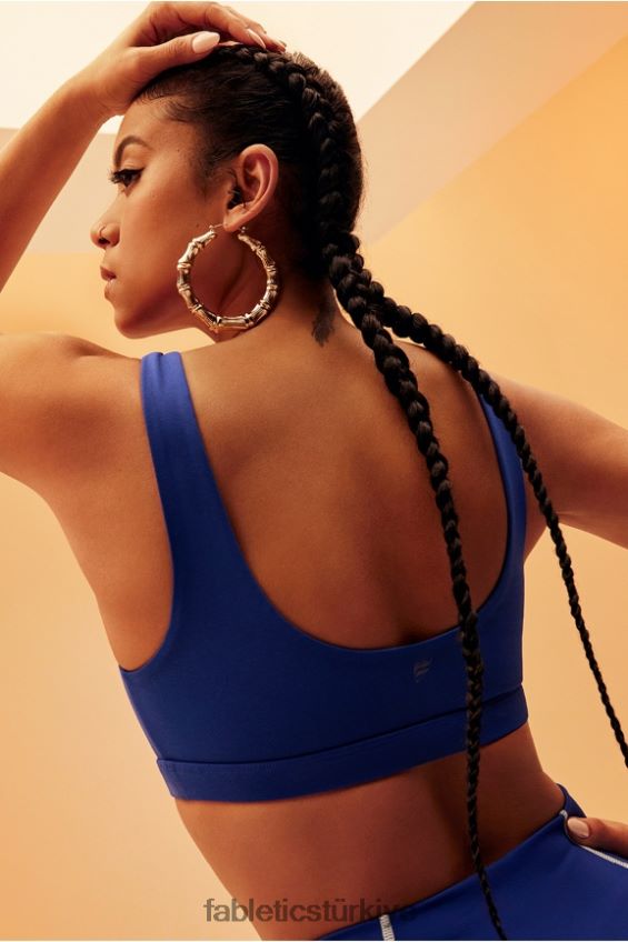 tr Fabletics kadınlar lola düşük etkili spor sutyeni klasik mavi 40R06B1619